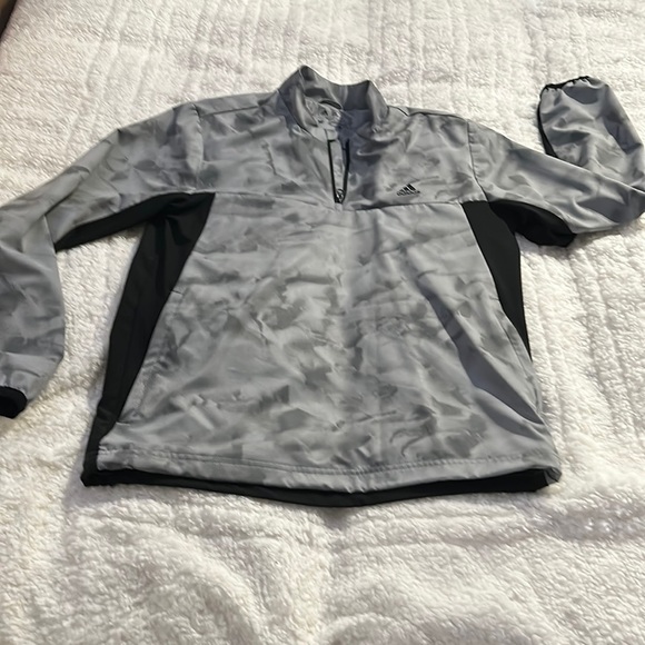 MENS or womens adidas track camo jacket windbreaker sz med - Picture 1 of 6